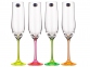 Набор бокалов для шампанского Bohemia Neon 40729 D4892-190 (190 мл, 4 шт) - 2