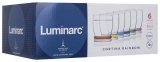 Набор стаканов LUMINARC CORTINA RAINBOW низкий 0754N (310 мл, 6 шт) - 1
