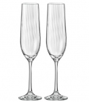 Свадебные бокалы для шампанского Bohemia 40729-00000-190-2 (190 мл, 2 шт)