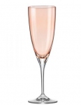 Набор бокалов для шампанского Bohemia Kate Pink 40796-220-382050-2 (220 мл, 2 шт)