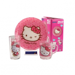 Набор детский Luminarc Disney Hello Kitty Pink 5483h (3 пр)